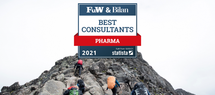 Best consulting companies in pharma ranking by Finanz und Wirtschaft FuW and bilan in collaboration with statista